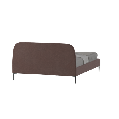 Anna Upholstered Bed with Vertical Headboard Detailing