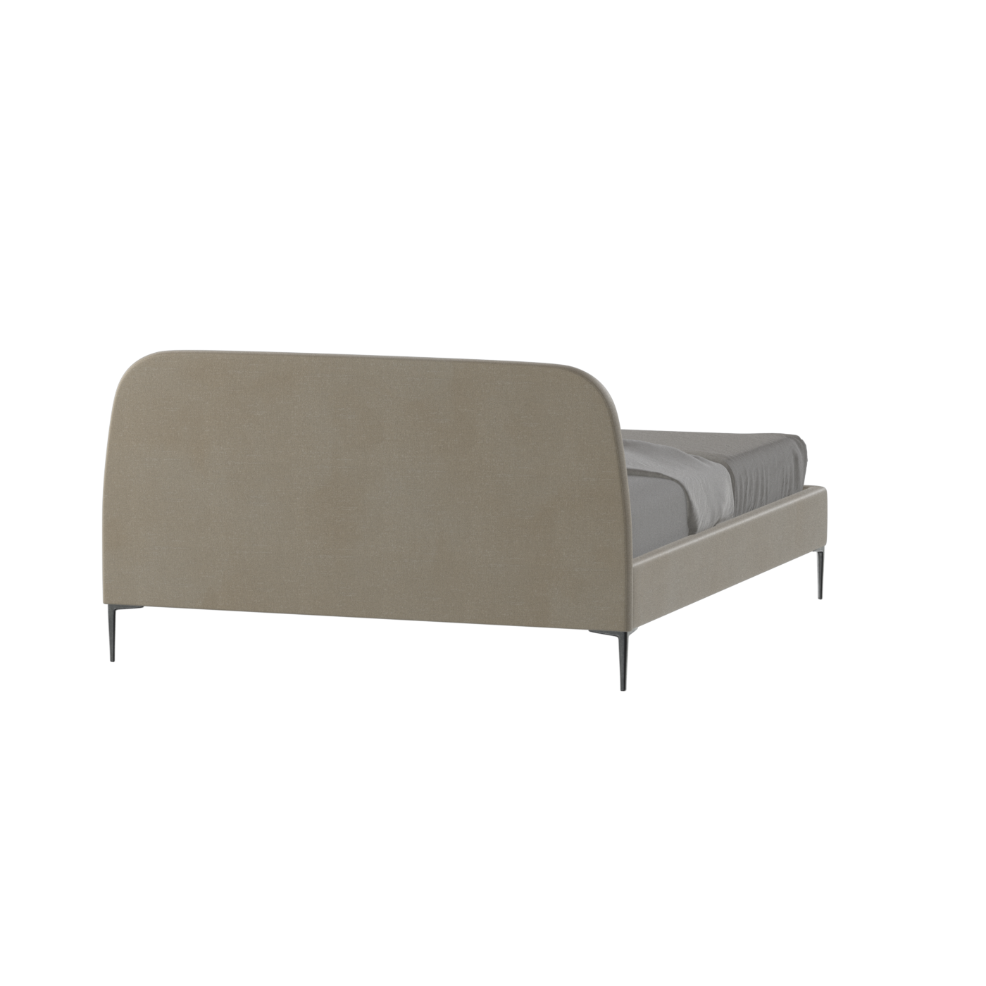 Anna Upholstered Bed with Vertical Headboard Detailing