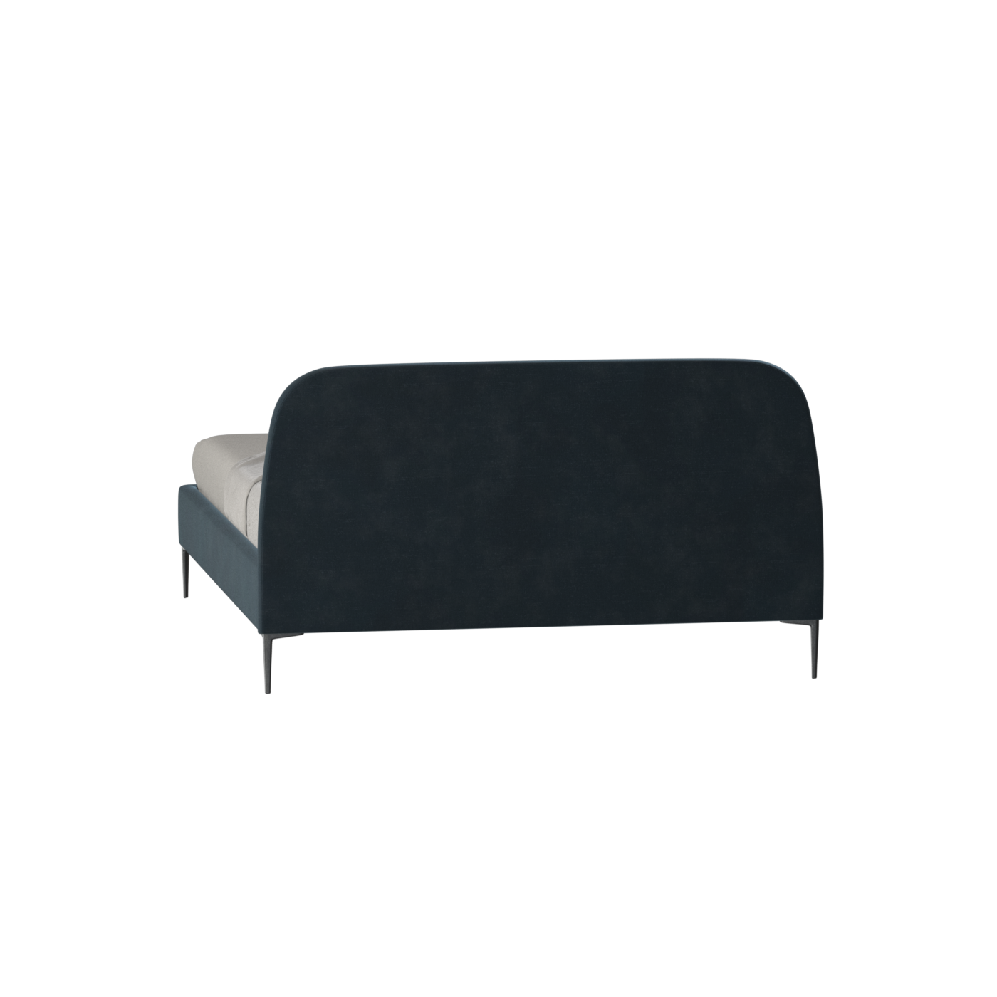 Anna Upholstered Bed with Vertical Headboard Detailing