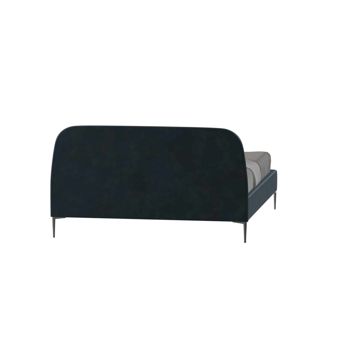 Anna Upholstered Bed with Vertical Headboard Detailing
