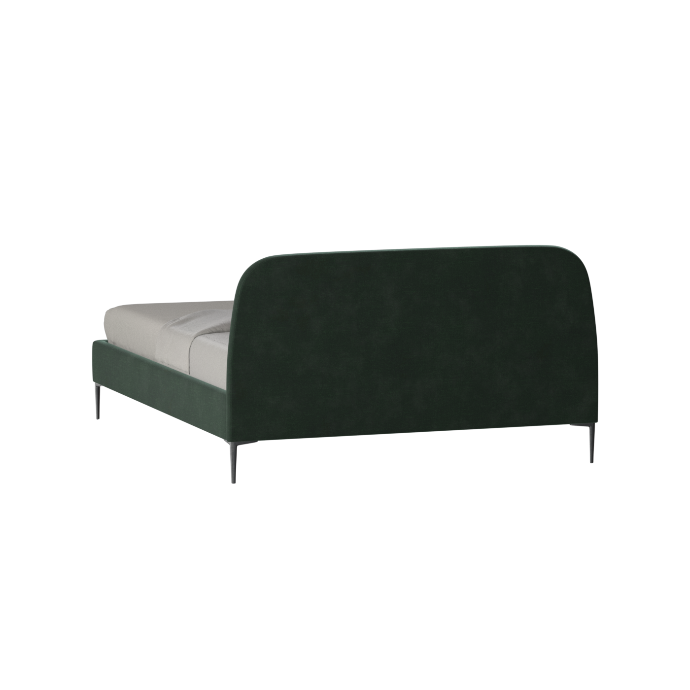 Anna Upholstered Bed with Vertical Headboard Detailing