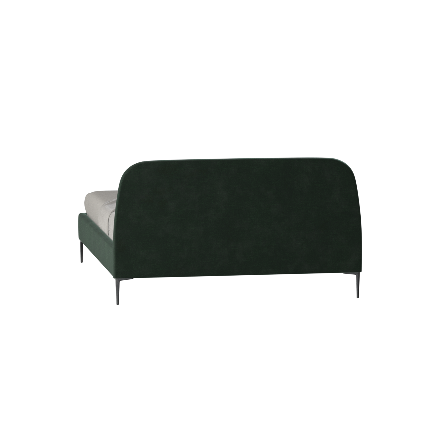 Anna Upholstered Bed with Vertical Headboard Detailing