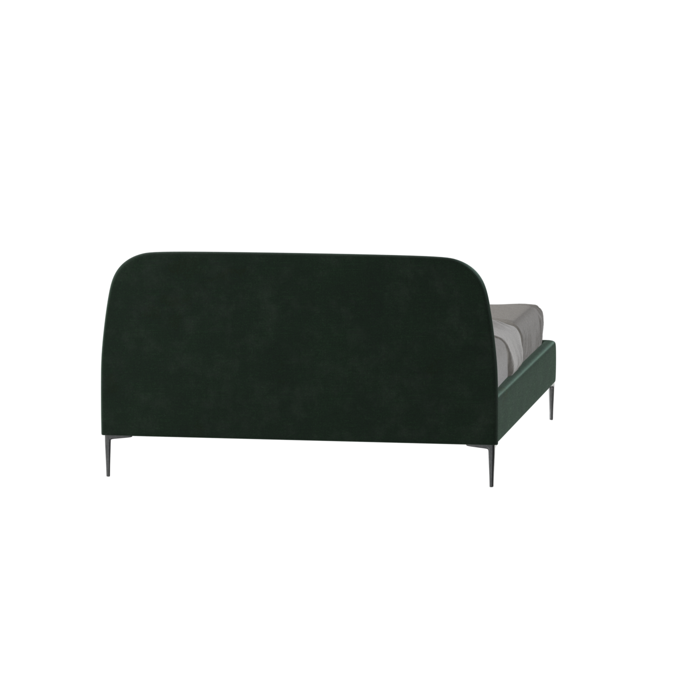 Anna Upholstered Bed with Vertical Headboard Detailing