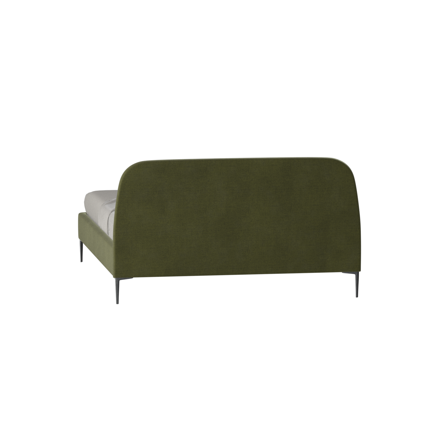 Anna Upholstered Bed with Vertical Headboard Detailing