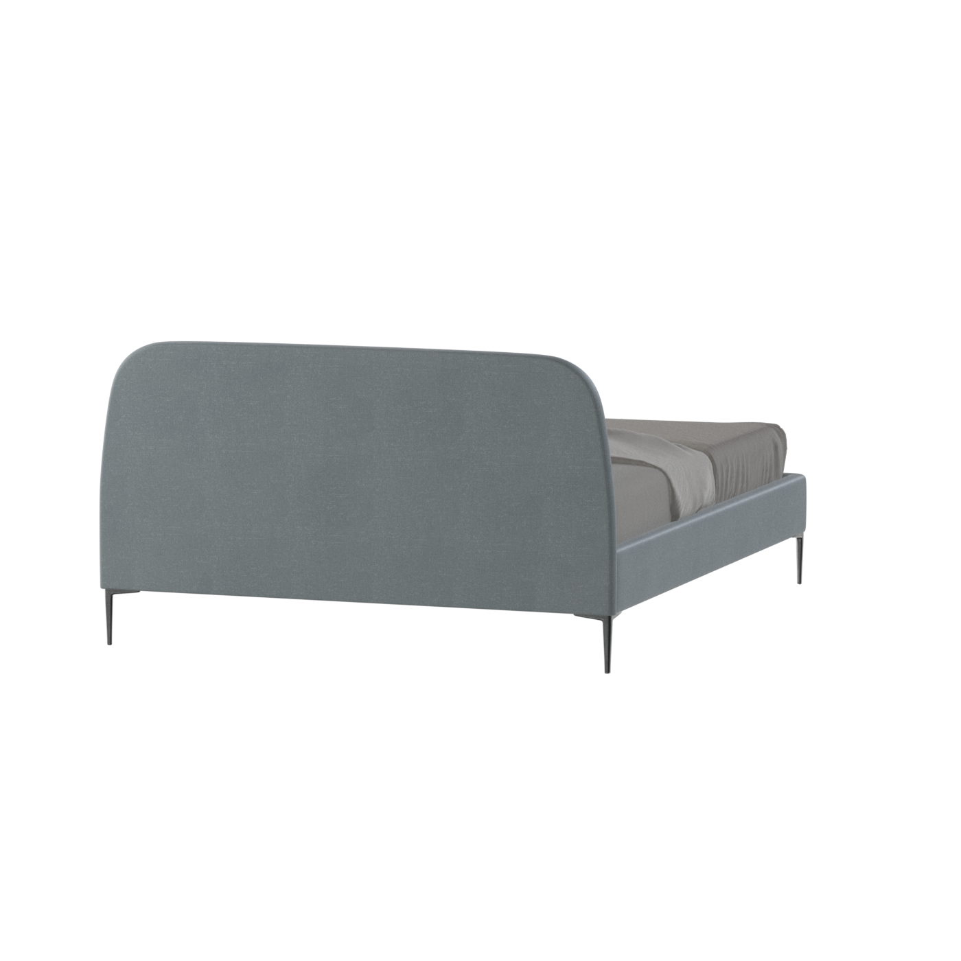Anna Upholstered Bed with Vertical Headboard Detailing