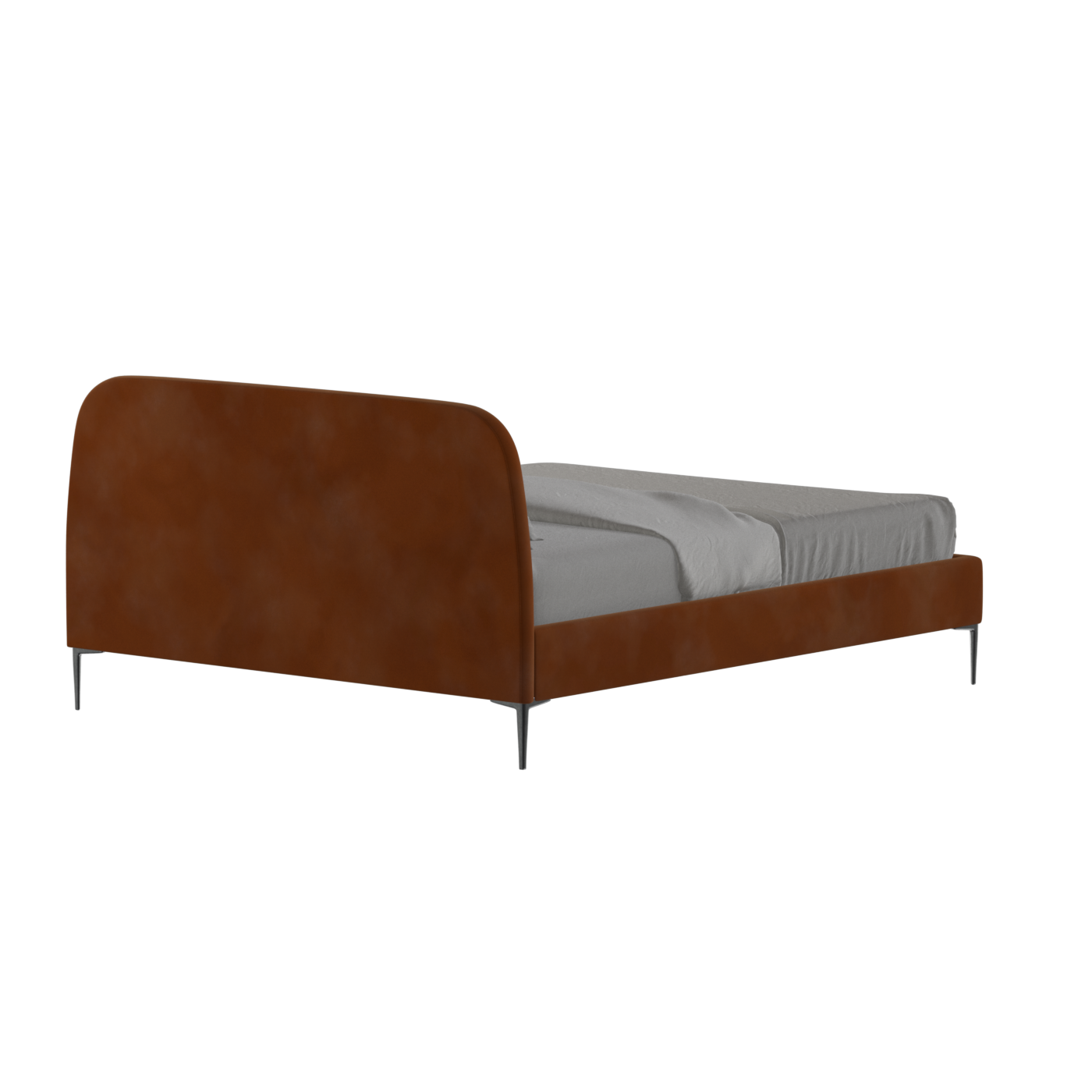 Anna Upholstered Bed with Vertical Headboard Detailing