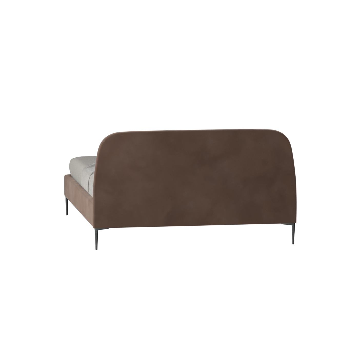 Anna Upholstered Bed with Vertical Headboard Detailing