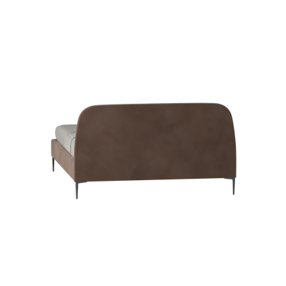 Anna Upholstered Bed with Vertical Headboard Detailing
