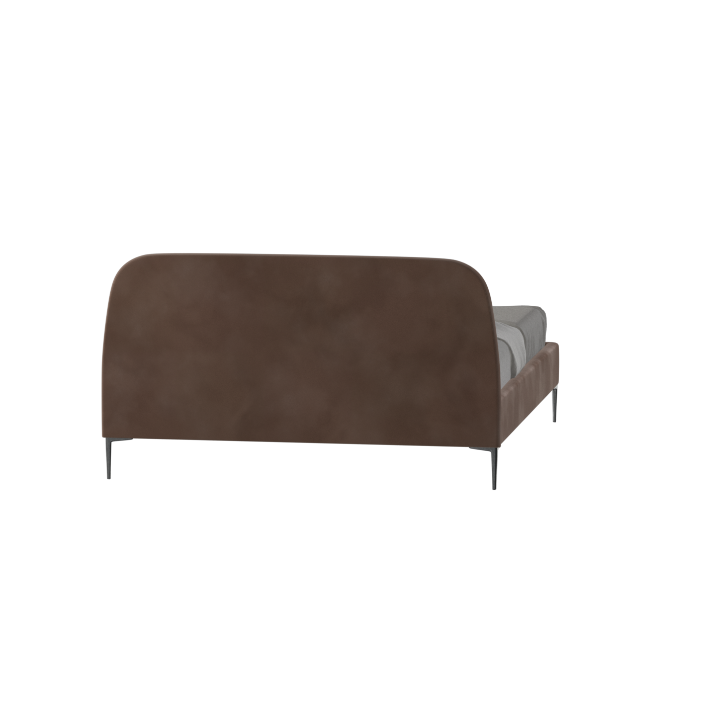 Anna Upholstered Bed with Vertical Headboard Detailing