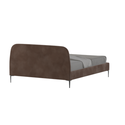 Anna Upholstered Bed with Vertical Headboard Detailing