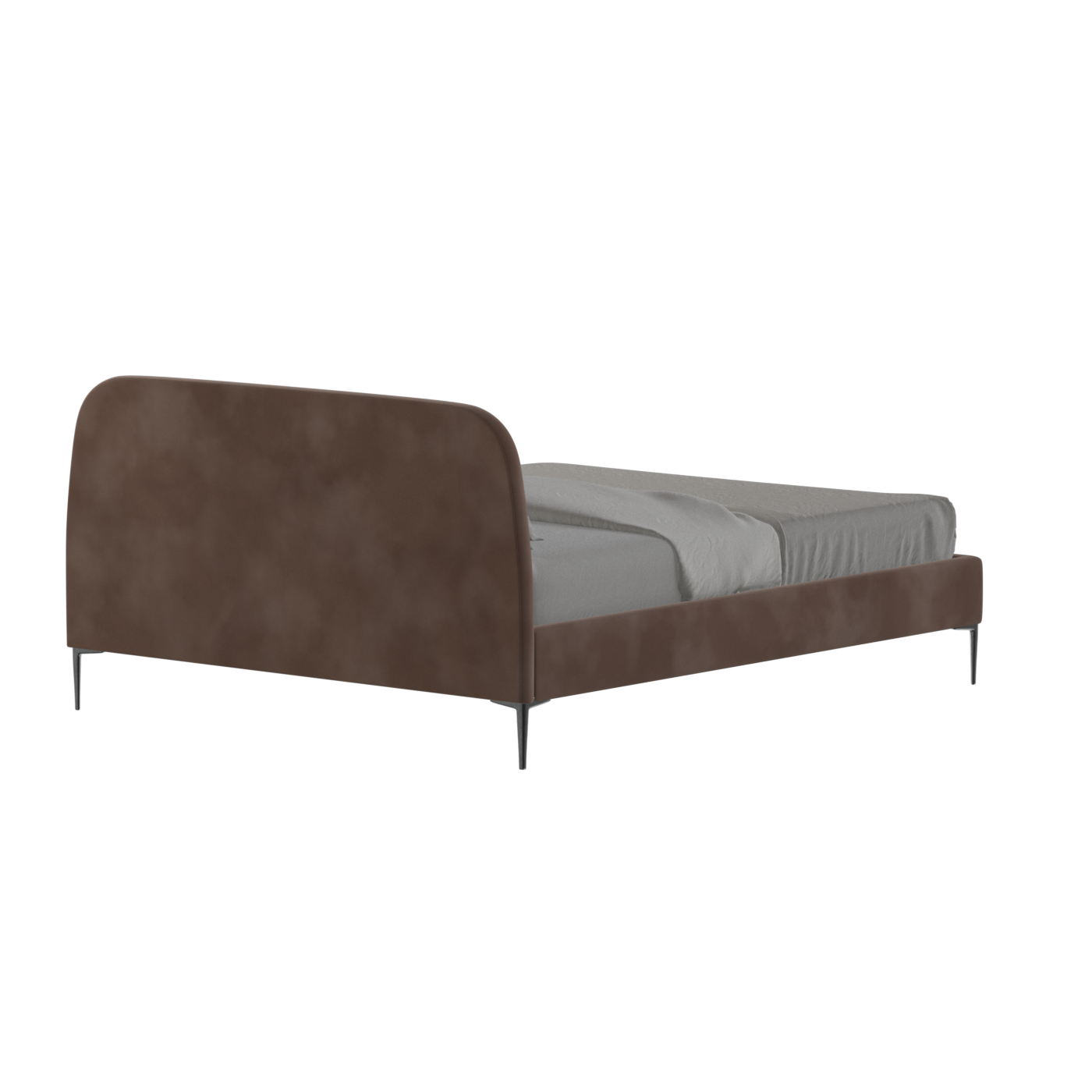 Anna Upholstered Bed with Vertical Headboard Detailing