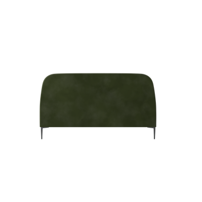Anna Upholstered Bed with Vertical Headboard Detailing