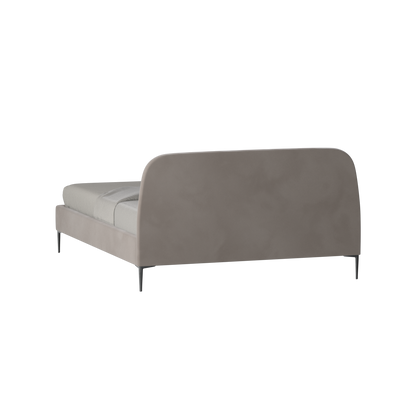 Anna Upholstered Bed with Vertical Headboard Detailing