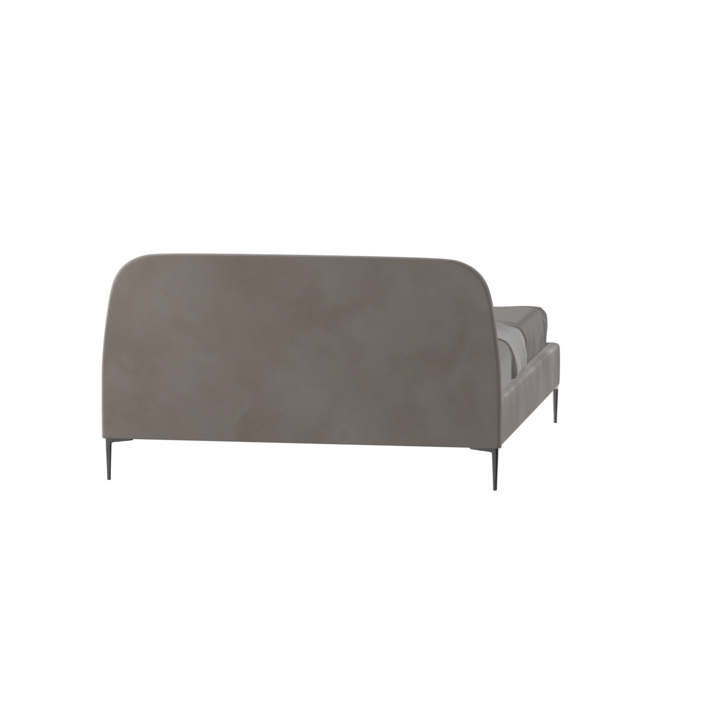 Anna Upholstered Bed with Vertical Headboard Detailing