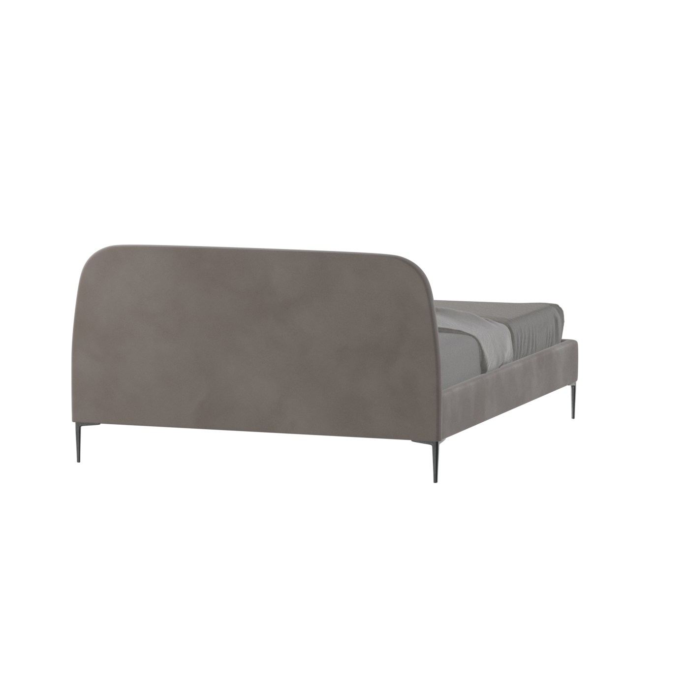Anna Upholstered Bed with Vertical Headboard Detailing
