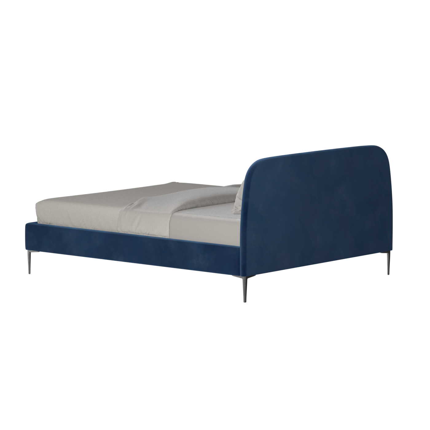 Anna Upholstered Bed with Vertical Headboard Detailing