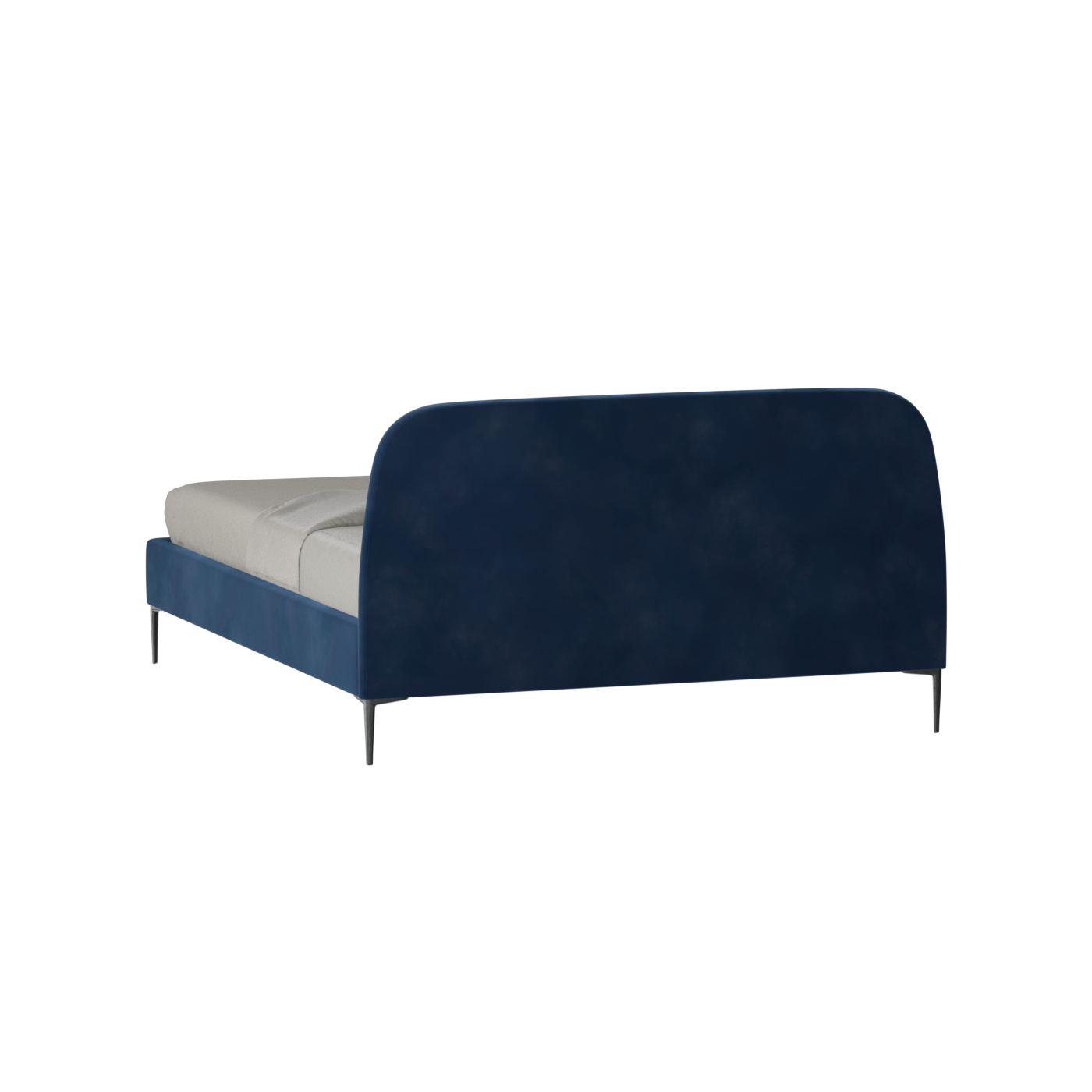 Anna Upholstered Bed with Vertical Headboard Detailing