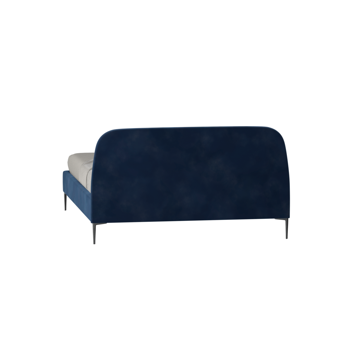 Anna Upholstered Bed with Vertical Headboard Detailing