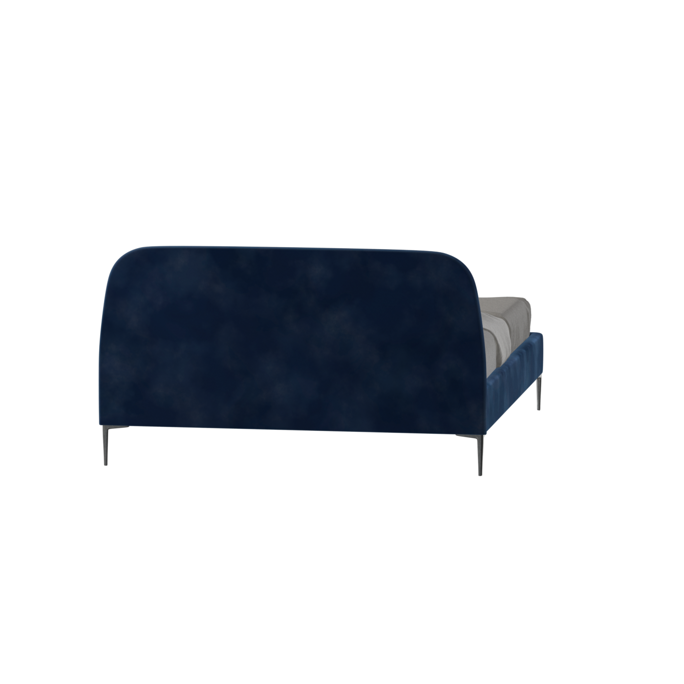 Anna Upholstered Bed with Vertical Headboard Detailing