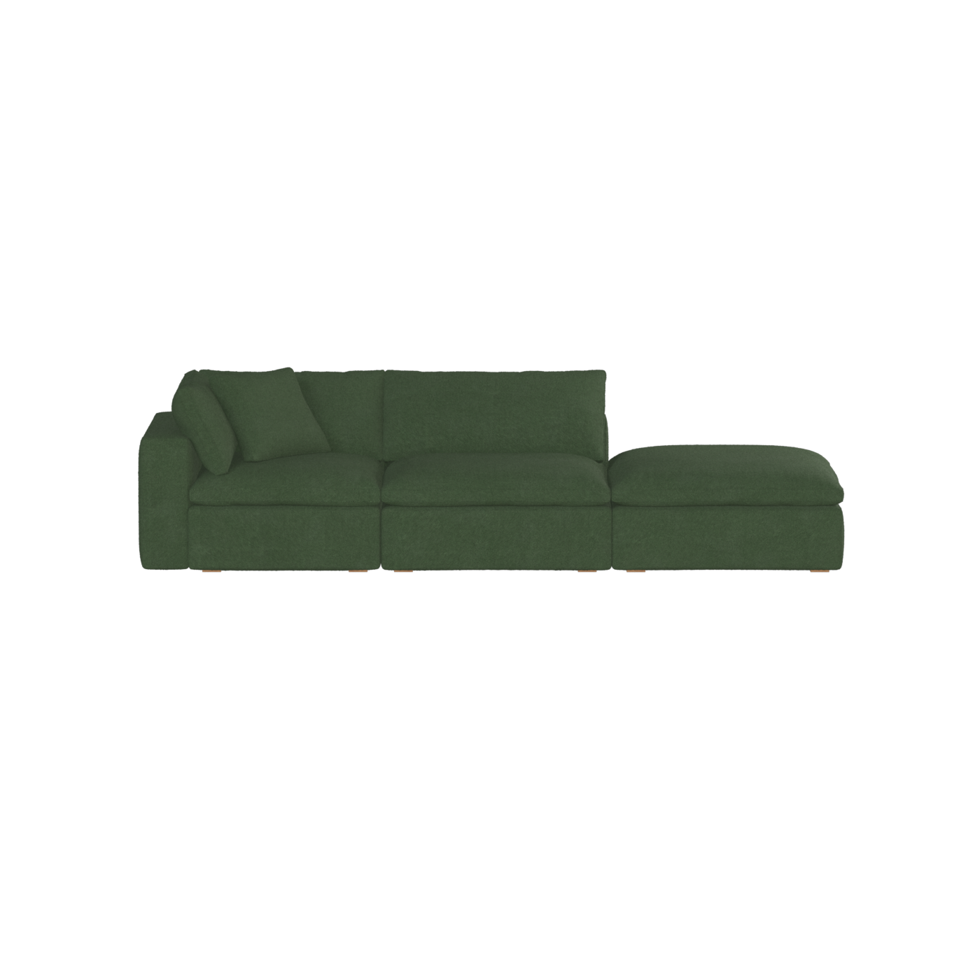 Ari modular corner Sofa with pouffe - Wide fabric range