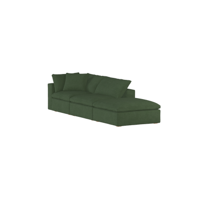Ari modular corner Sofa with pouffe - Wide fabric range