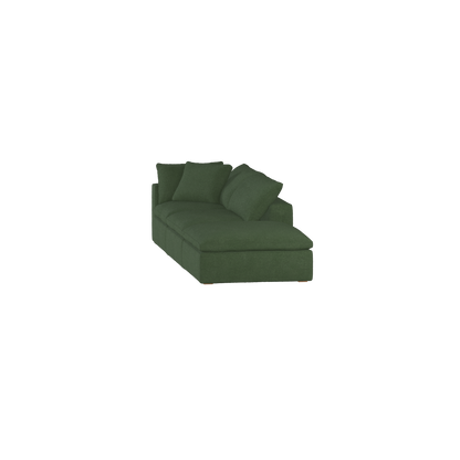 Ari modular corner Sofa with pouffe - Wide fabric range