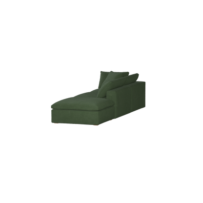 Ari modular corner Sofa with pouffe - Wide fabric range