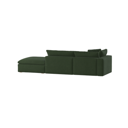 Ari modular corner Sofa with pouffe - Wide fabric range