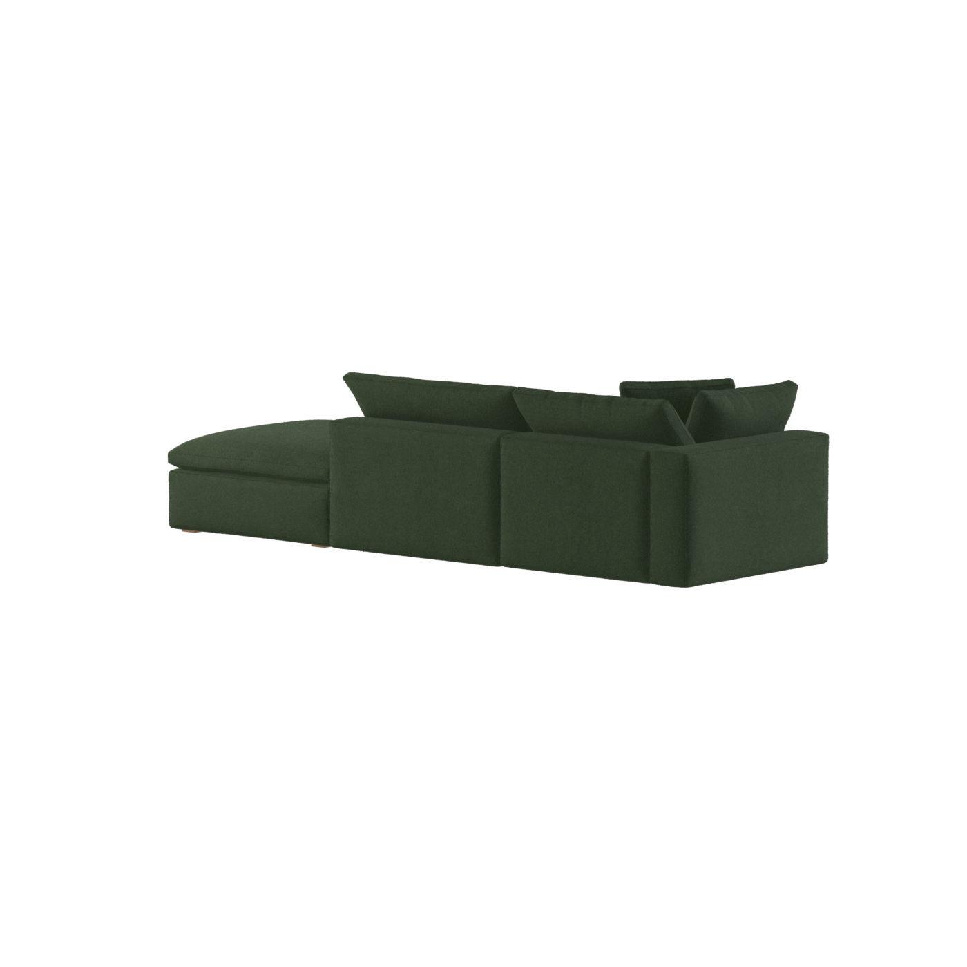 Ari modular corner Sofa with pouffe - Wide fabric range