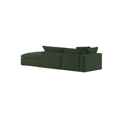 Ari modular corner Sofa with pouffe - Wide fabric range