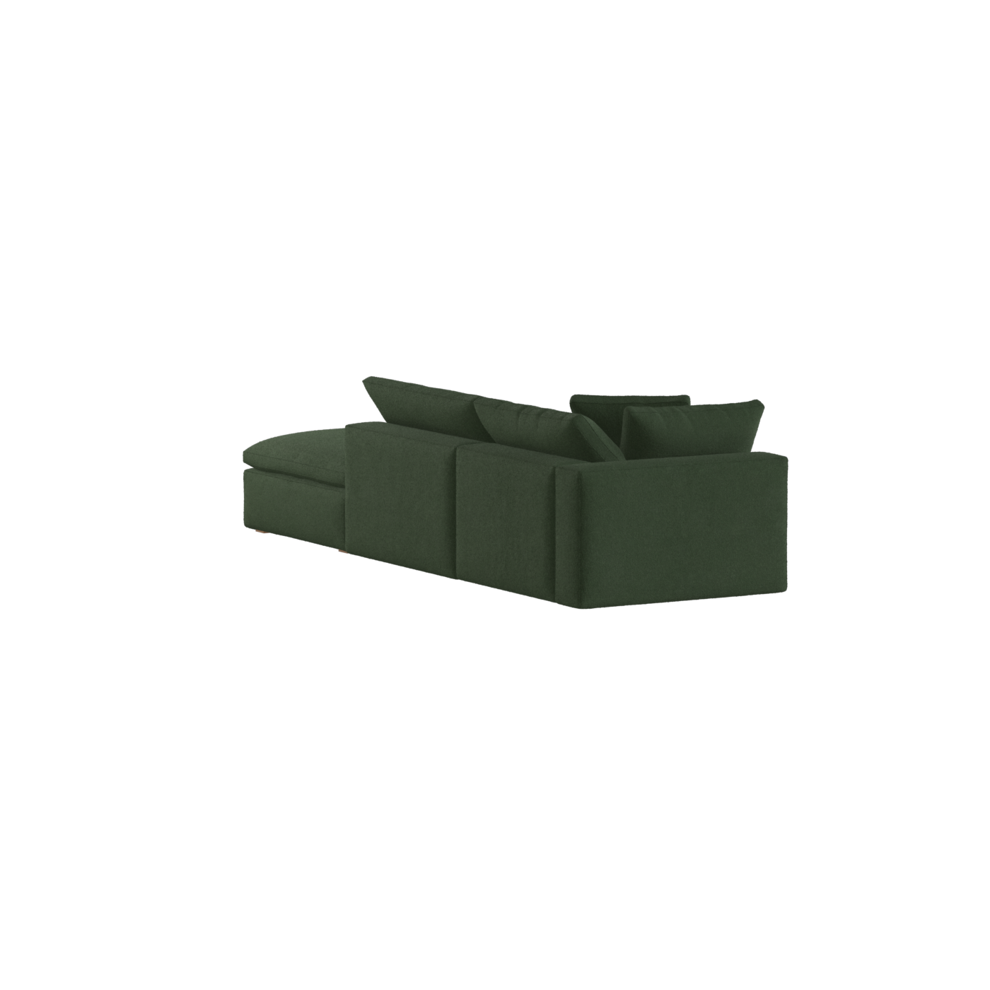 Ari modular corner Sofa with pouffe - Wide fabric range