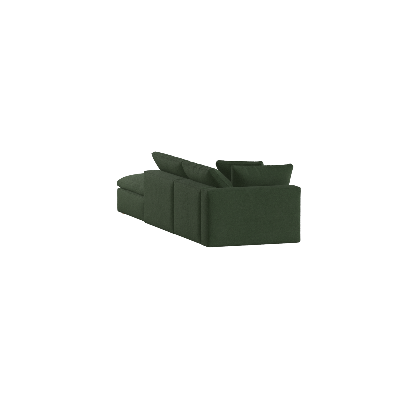 Ari modular corner Sofa with pouffe - Wide fabric range