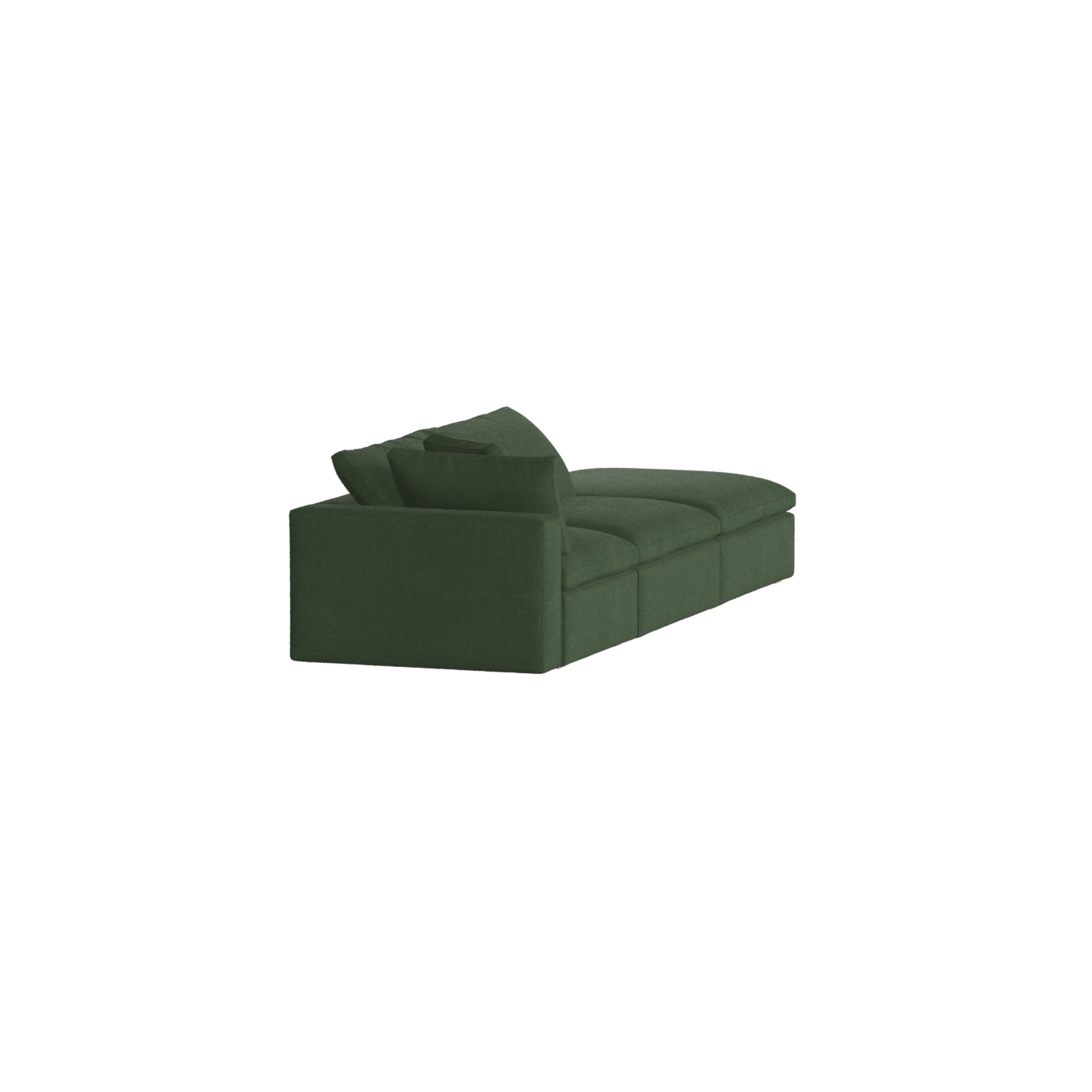Ari modular corner Sofa with pouffe - Wide fabric range