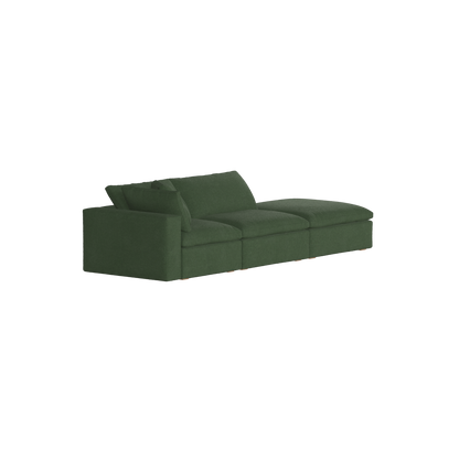 Ari modular corner Sofa with pouffe - Wide fabric range