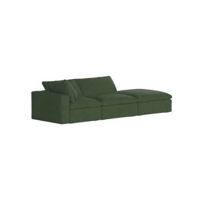 Ari modular corner Sofa with pouffe - Wide fabric range