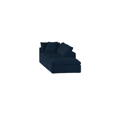 Ari modular corner Sofa with pouffe - Wide fabric range