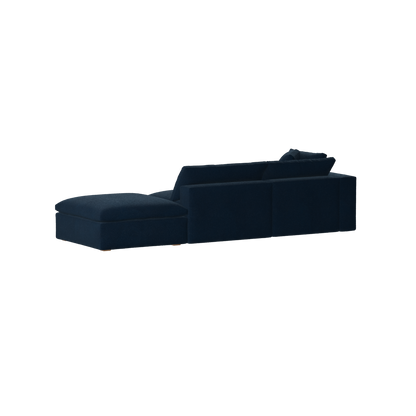 Ari modular corner Sofa with pouffe - Wide fabric range
