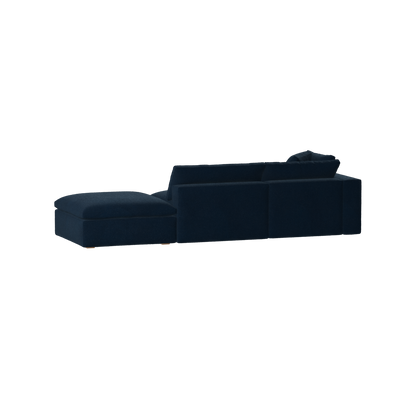 Ari modular corner Sofa with pouffe - Wide fabric range