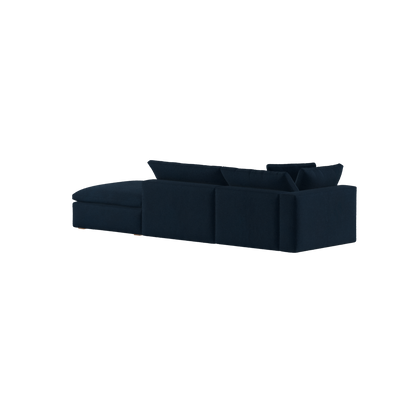 Ari modular corner Sofa with pouffe - Wide fabric range