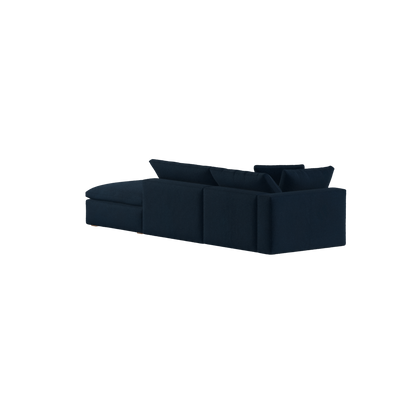 Ari modular corner Sofa with pouffe - Wide fabric range