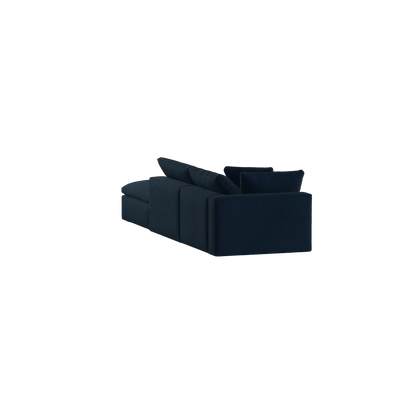 Ari modular corner Sofa with pouffe - Wide fabric range