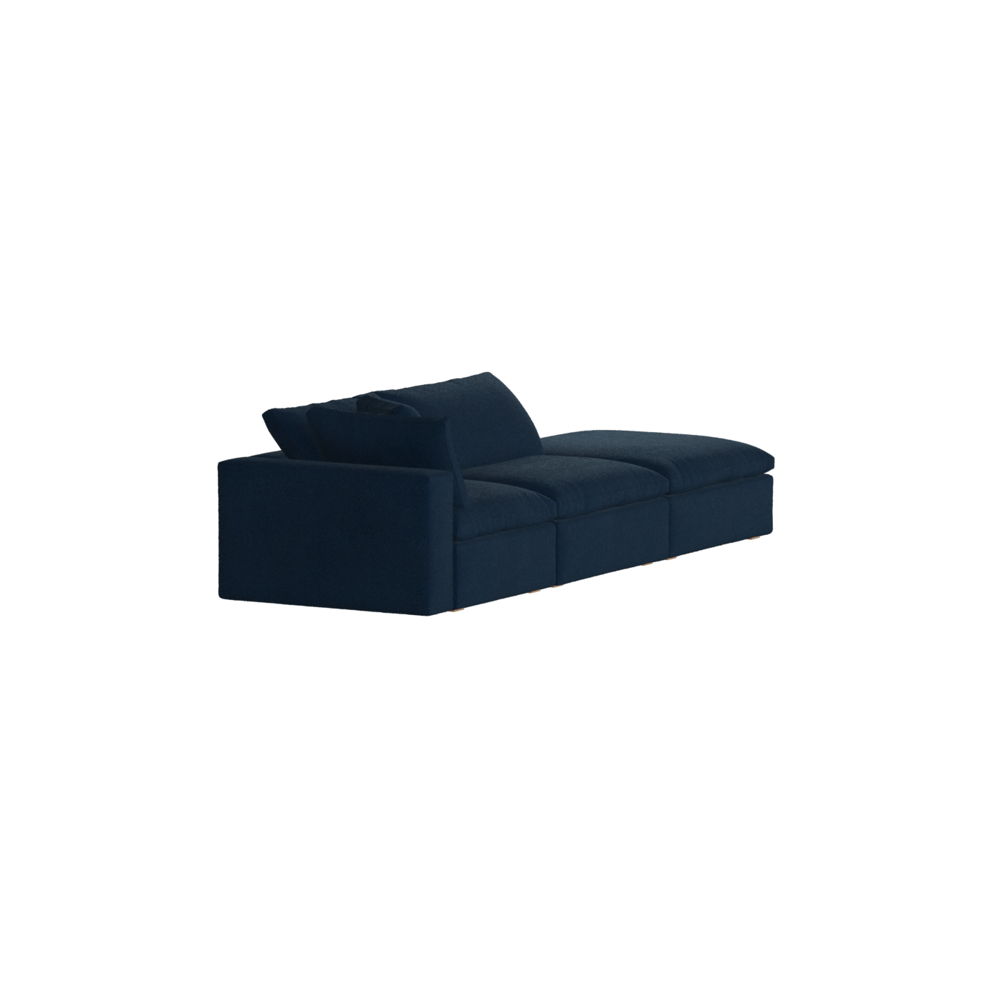 Ari modular corner Sofa with pouffe - Wide fabric range