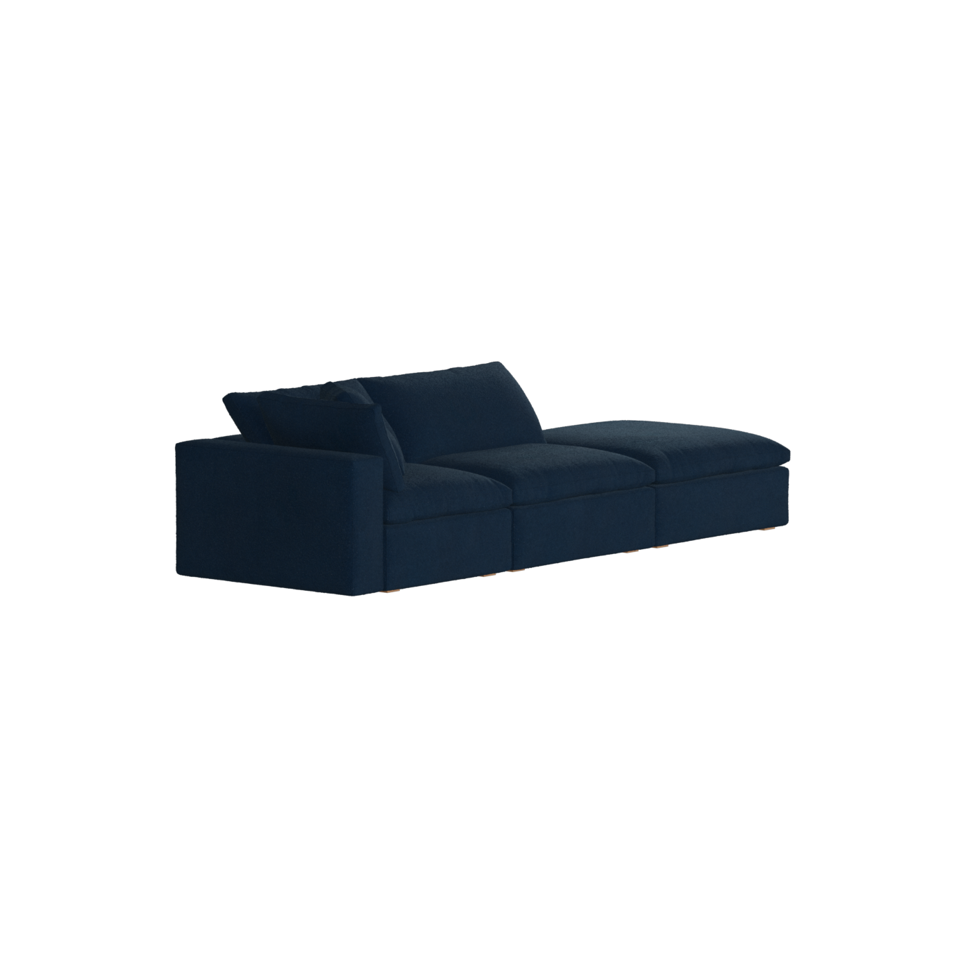Ari modular corner Sofa with pouffe - Wide fabric range