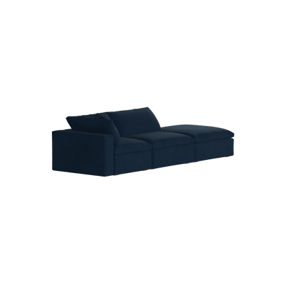 Ari modular corner Sofa with pouffe - Wide fabric range