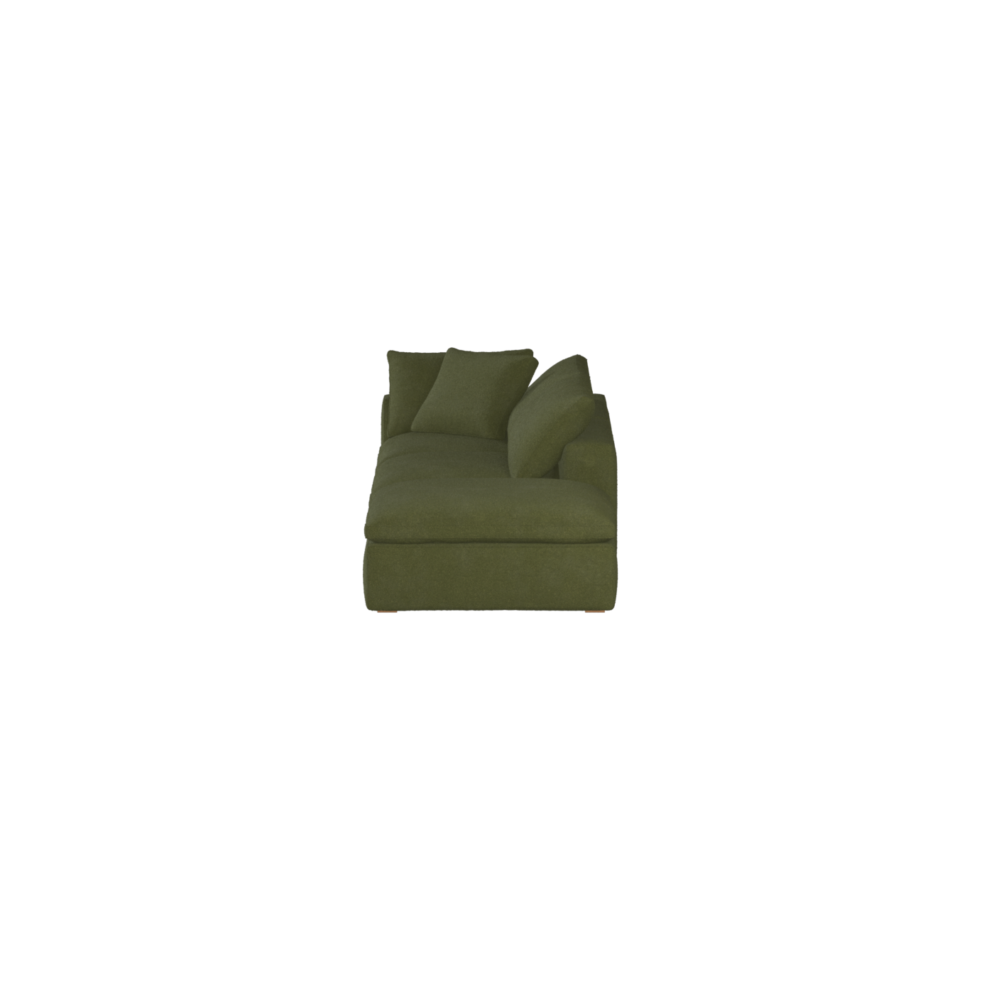 Ari modular corner Sofa with pouffe - Wide fabric range
