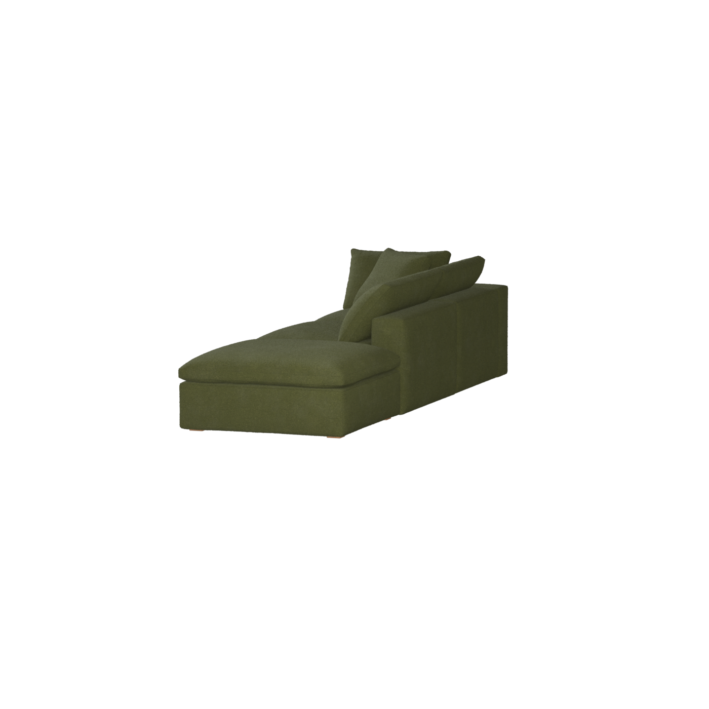 Ari modular corner Sofa with pouffe - Wide fabric range