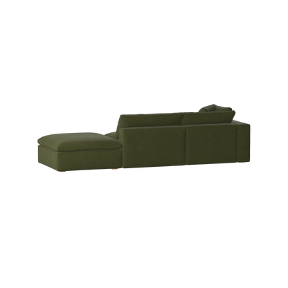 Ari modular corner Sofa with pouffe - Wide fabric range