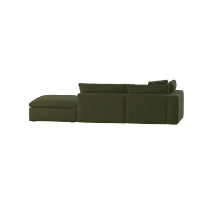 Ari modular corner Sofa with pouffe - Wide fabric range