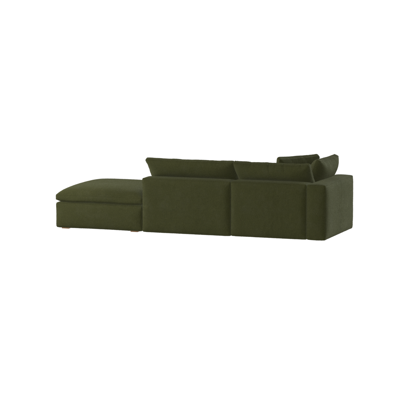 Ari modular corner Sofa with pouffe - Wide fabric range