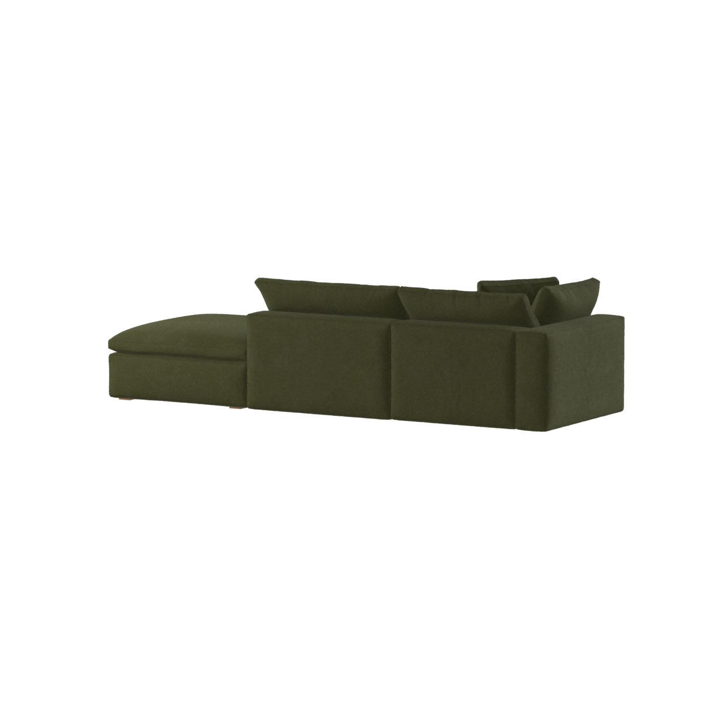 Ari modular corner Sofa with pouffe - Wide fabric range